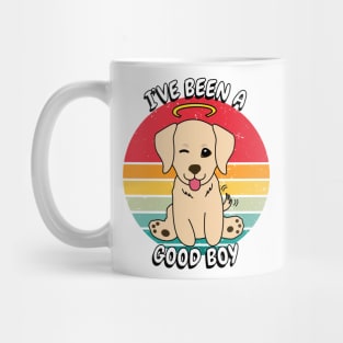 Cute retriever dog is a good boy Mug